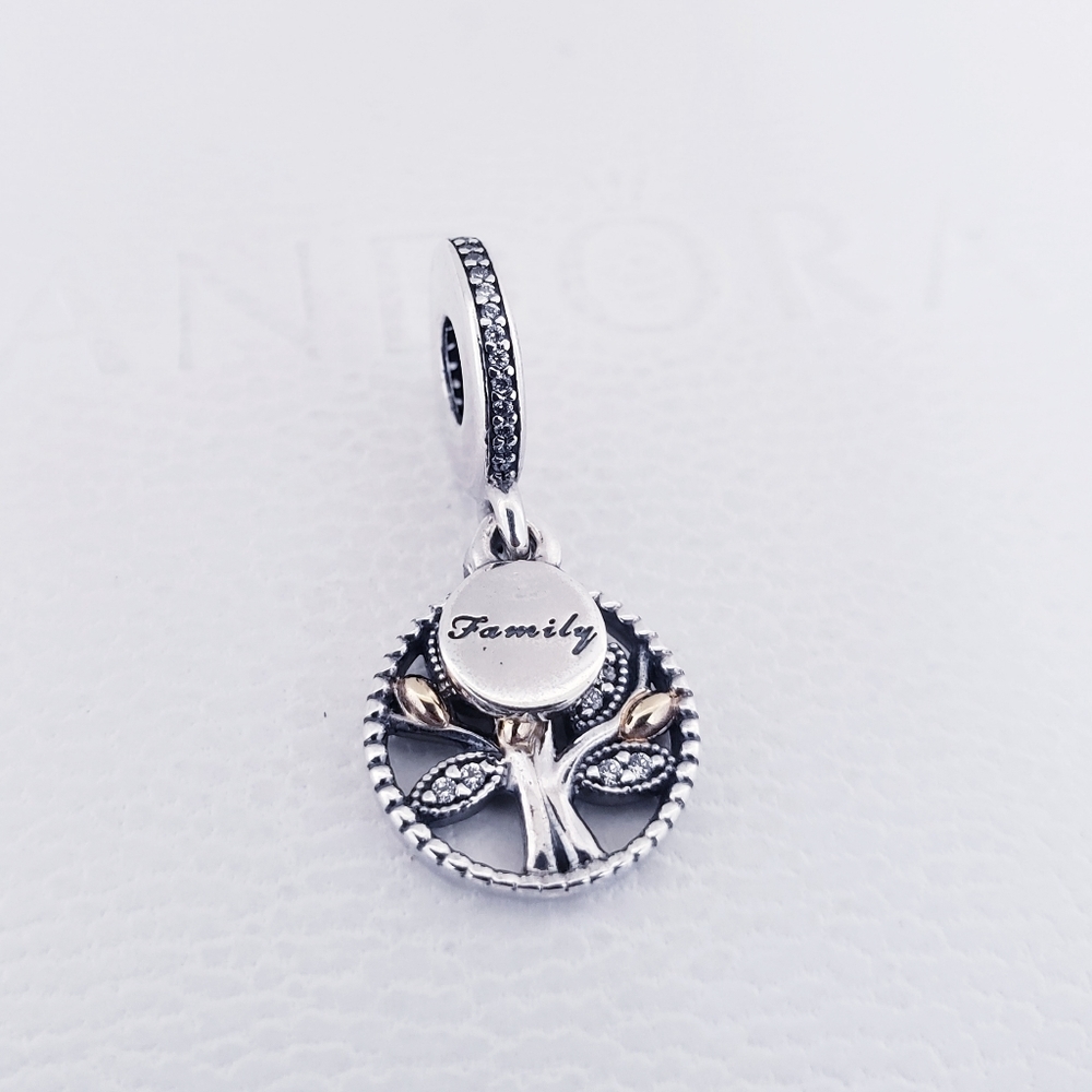 👨‍👩‍👧‍👦 Authentic Pandora FAMILY DANGLE CHARM